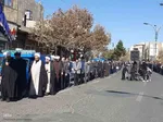 مراسم عزاداری خیابانی شهادت حضرت زهرا(س) در اهر