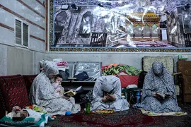 مراسم اعتکاف بانوان در مسجد باغستانی
