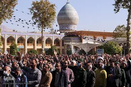 مراسم تشییع پیکر مطهر شهید مدافع حرم، سردار «داوود جعفری»