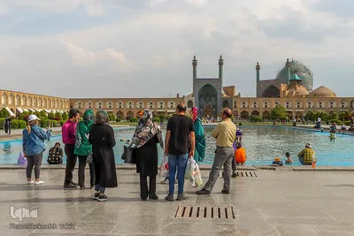 حضور گردشگران پس از یک ماه عبادت در اصفهان‎‎