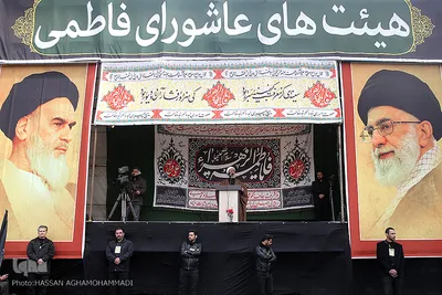 تجمع بزرگ عزاداران فاطمی در میدان هفت تیر