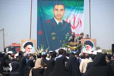 تشییع پیکر شهید «مهدی هاشمی خواه» در کلاله