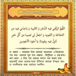 পবিত্র রমজান মাসের তৃতীয় দিনের দোয়া