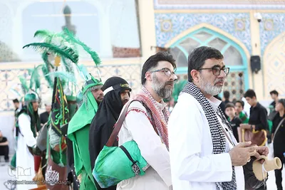 مراسم فدائیان سقا در امامزاده شاه سید علی(ع) قم
