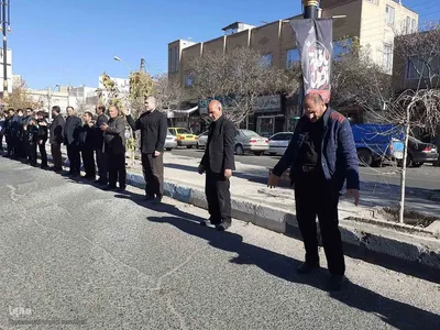 مراسم عزاداری خیابانی شهادت حضرت زهرا(س) در اهر