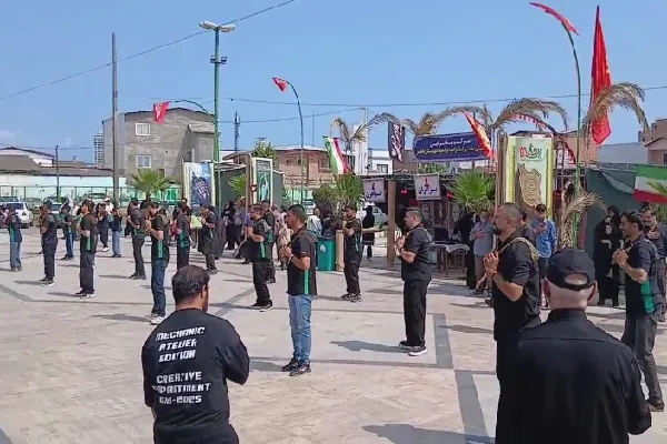 عزاداری رحلت پیامبر و شهادت امام حسن مجتبی در بابلسر 