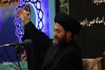 ⁨مراسم یادبود محمدباقر منصوری در حسينيه ثارالله(ع) اردبیل⁩