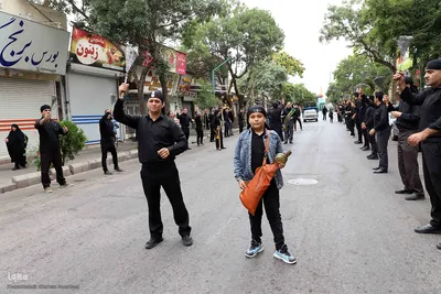مراسم عزاداری عاشورای حسینی در شهرستان اهر