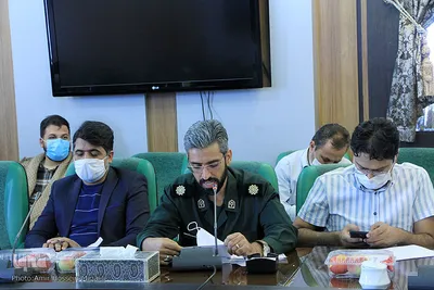 نشست خبری مشترک فرمانده سپاه الغدیر و فرمانده ناجا در استان یزد