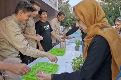 ایستگاه صلواتی به مناسبت ولادت امام حسن عسکری(ع) در ملایر‎
