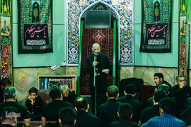 آیین سنتی طشت گذاری اردبیلی ها مسجد حاج مجید