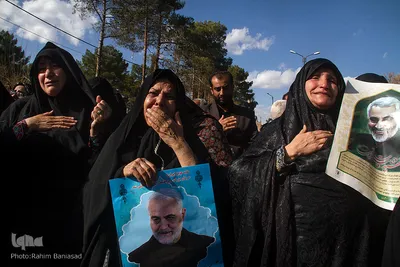 راهپیمایی مردم کرمان در پی شهادت سردار سپهبد شهید قاسم سلیمانی