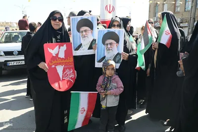 راهپیمایی روز قدس در همدان‎