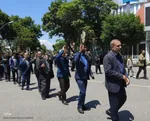 عزاداری خیابانی سالروز ارتحال حضرت امام خمینی(ره) در شهرستان اهر