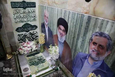 رونمایی از سنگ مزار شهید ایزدی در قم