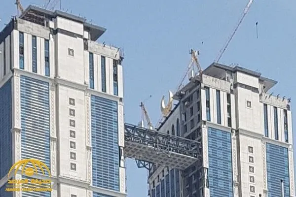 بالصور...بدء تنفيذ أعلى مسجد مُعلق في العالم بمكة