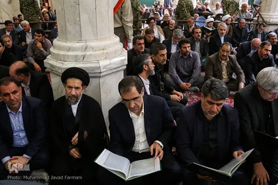 مراسم بزرگداشت شهدای حمله تروریستی تهران
