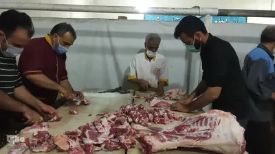 ضیافت کریمانه و مراسم شب قدر در هیأت ابوالفضلی بیرجند