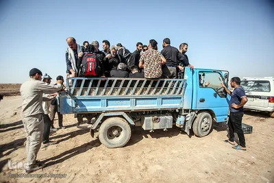 مرز چذابه و شلمچه در آستانه اربعین حسینی
