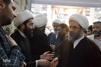 مراسم چهلمین روز ارتحال آیت الله شاه آبادی در قم