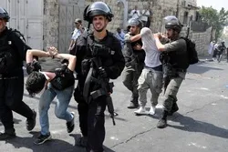 Zionist Forces Arrest Seven Palestinians, Settlers Storm Al-Aqsa