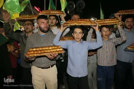 حرم کریمه اهل بیت(ع) در شب عید غدیر