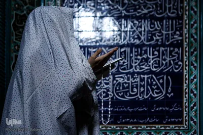 مراسم اعتکاف بانوان در مسجد باغستانی
