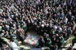 مراسم تشییع پیکر مطهر شهدای امنیت در شیراز‎‎