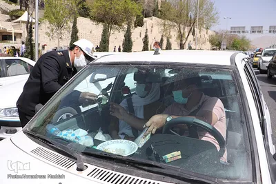 استقبال از مسافران نوروزی در شیراز