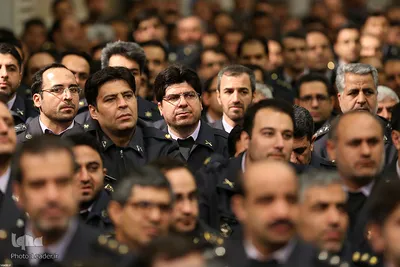دیدار فرماندهان نیروی هوایی و پدافند هوایی ارتش با رهبر انقلاب