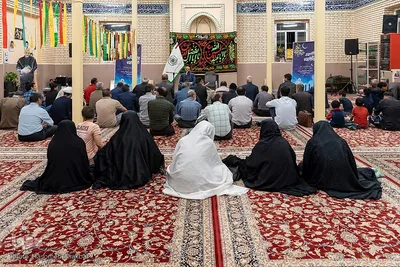 آیین جزءخوانی در آستان امامزاده محمد (ع) کرج