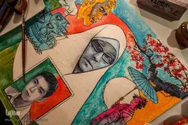 کارگاه تصویرسازی مادری از دیار آفتاب