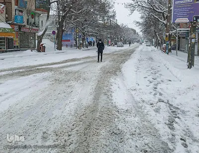 تشدید بارش برف در شهرستان اهر