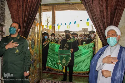 عطرافشانی حرم شاهچراغ(ع) در روز میلاد امام حسین(ع)‎‎