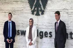 Drei Religionsvertreter im Auswärtigen Amt