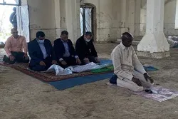 Ağdam məscidində İƏT nümayəndələri namaz qılıblar – Foto