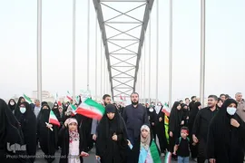 اجتماع مردم اهواز در محکومیت هنجارشکنی‌های اخیر