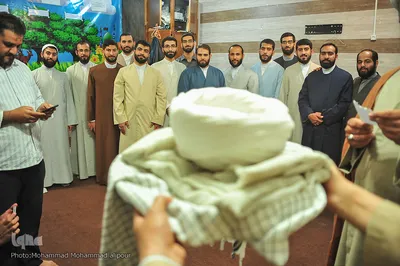 آیین تلبس طلاب مدرسه علمیه فاطمیون اهواز 