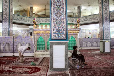 پیشرفت ساخت‌وساز در آستان علی‌بن مهزیار اهوازی 