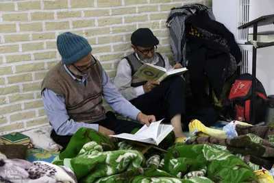 مراسم اعتکاف در مسجد ملااسماعیل یزد