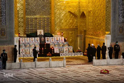 مراسم خطبه خوانی شب شهادت امام رضا(ع) در حرم رضوی‎
