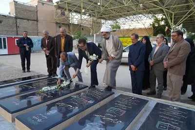 دیدار با خانواده شهیده «انسیه سادات امیدعلی» در بروجرد