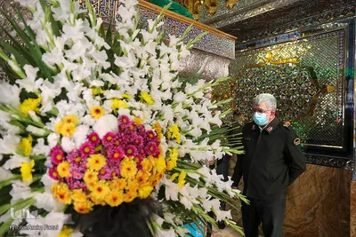 گلباران مزار شهید آیت الله دستغیب(ره) ـ شیراز