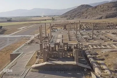 تصاویر هوایی از تخت جمشید