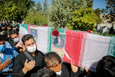 تشییع پیکر محمدجواد حسین‌دوست شهید مدافع امنیت