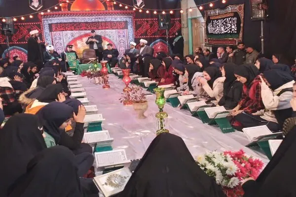 حضور سفیران قرآنی کریمه در همایش بانوان فاطمی و تمدن‌ساز سامن