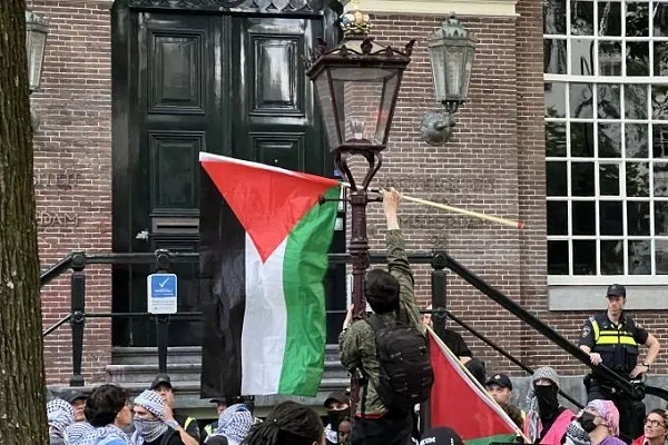 Hollanda'daki üniversitelerde Filistin eylemleri yeniden başladı