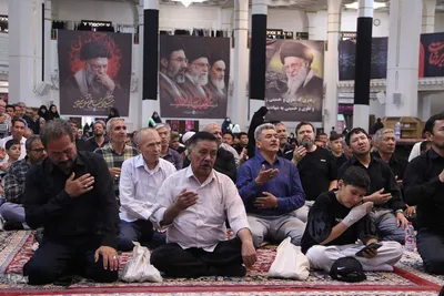 مهاجرین افغانستانی مقیم استان فارس در سوگ رهبر شهید امت
