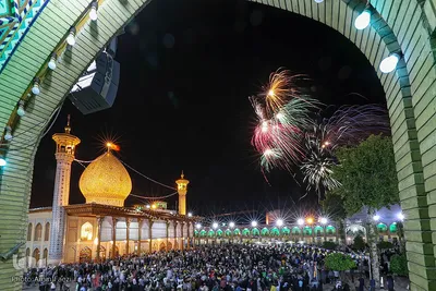 شب میلاد امام رضا در حرم شاهچراغ (ع)‎‎