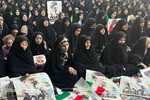 سوگواری بانوان اصفهانی به یاد شهیدان خدمت
